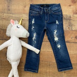 JOE’S Skinny Distressed Ankle JEANS